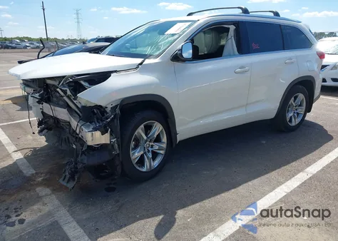 2019 Toyota Highlander Limited from USA, damaged, VIN 5TDDZRFH6KS744128